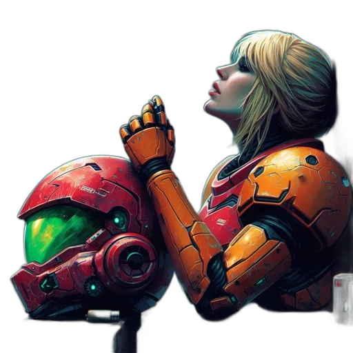robot, weapon, concept art, comic book art transparent PNG cut-out