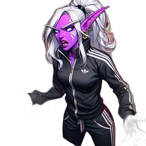 dragon, jacket, staff, creature transparent PNG cut-out