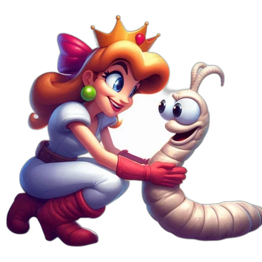 crown, creature, animal, staff transparent PNG cut-out