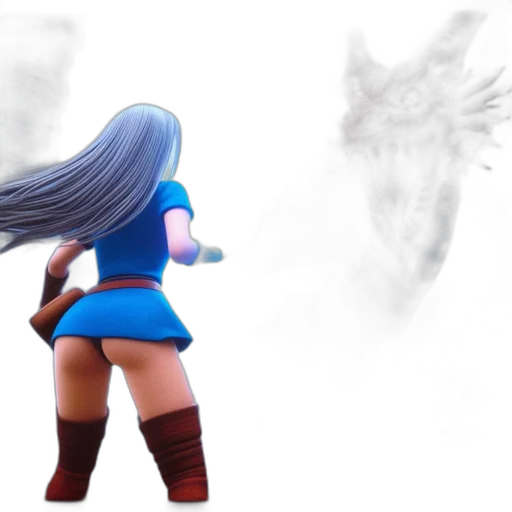 concept art, 3d render, fantasy art, pixel art transparent PNG cut-out