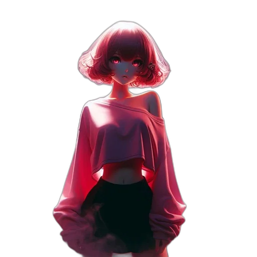 dress, flower, jacket, creature transparent PNG cut-out