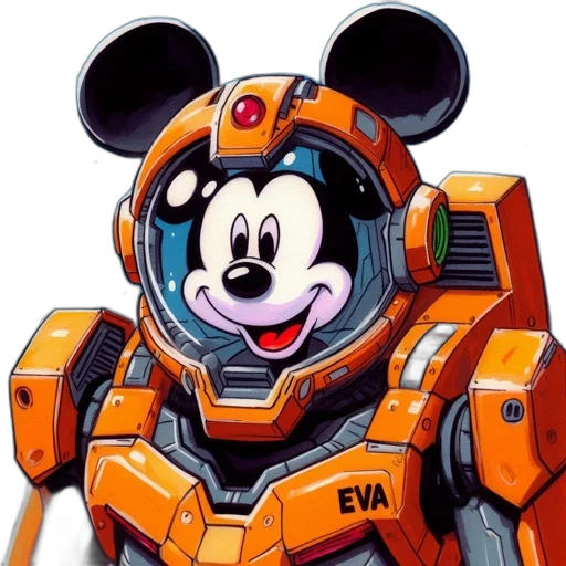 robot, mask, concept art, pixel art transparent PNG cut-out