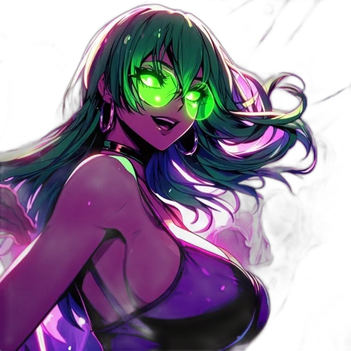 concept art, fantasy art, cyberpunk, anime transparent PNG cut-out