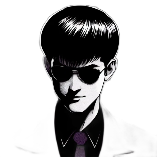 face, staff, mask, jacket transparent PNG cut-out