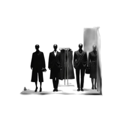 staff, jacket, furniture, concept art transparent PNG cut-out