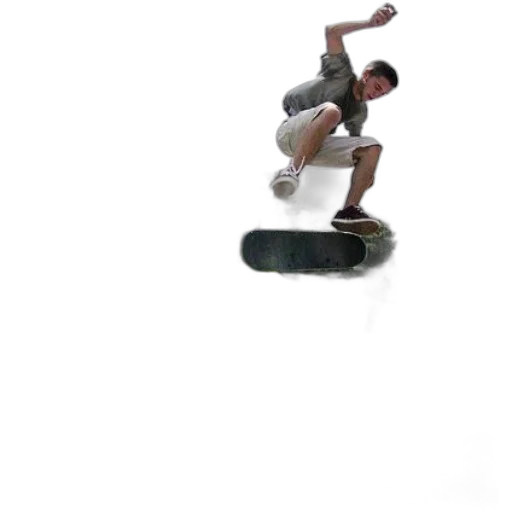 creature, shoes, hair, photorealistic transparent PNG cut-out