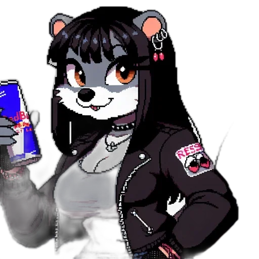 jacket, staff, animal, creature transparent PNG cut-out