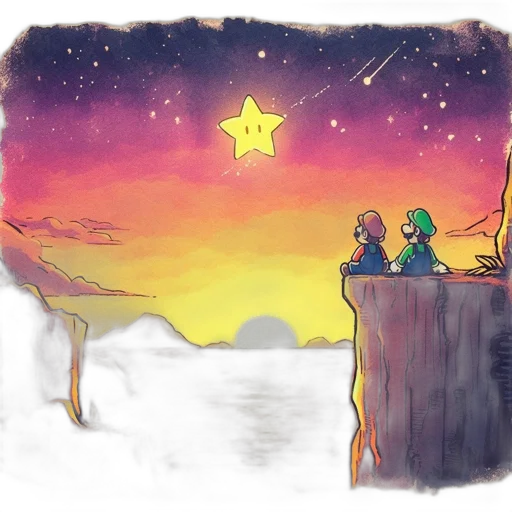 concept art, pixel art, watercolor, fantasy art transparent PNG cut-out