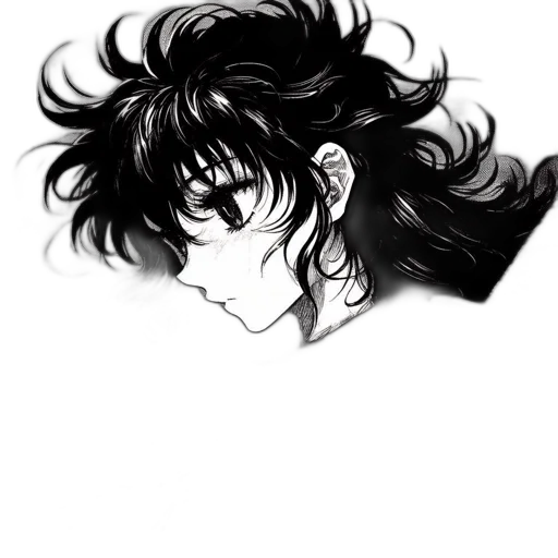 hair, face, mask, crown transparent PNG cut-out