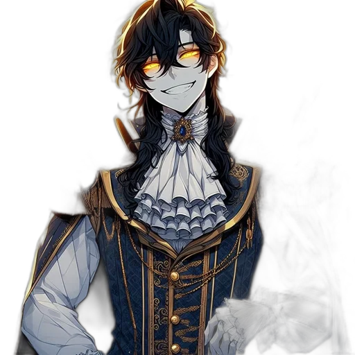 mask, staff, jacket, crown transparent PNG cut-out