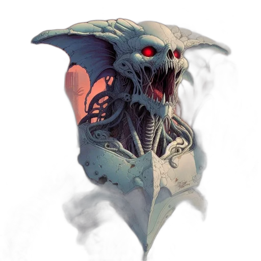 dragon, creature, mask, face transparent PNG cut-out