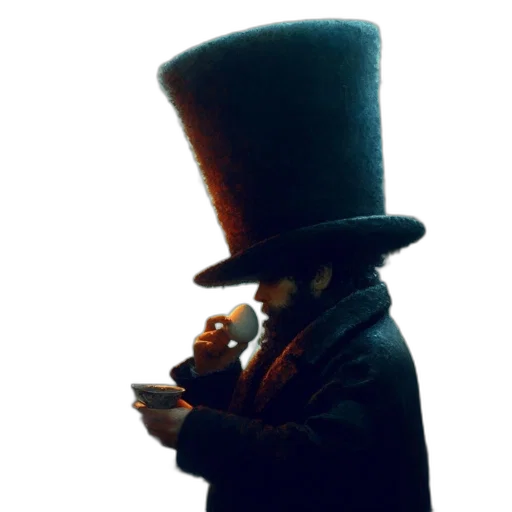 hat, staff, mask, face transparent PNG cut-out