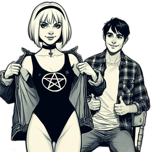 jacket, comic book art, cartoon, concept art transparent PNG cut-out