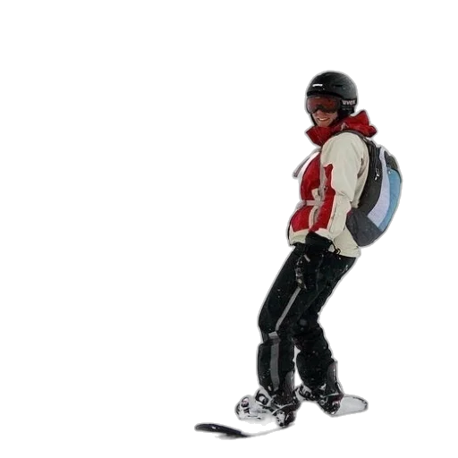 jacket, 3d render, concept art, snowboarder transparent PNG cut-out