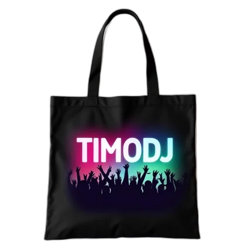 vaporwave, cyberpunk, black, tote transparent PNG cut-out