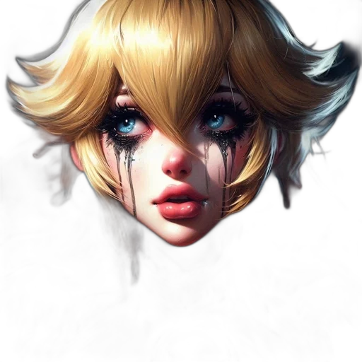 face, mask, creature, concept art transparent PNG cut-out