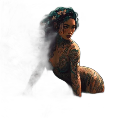 dress, concept art, fantasy art, photorealistic transparent PNG cut-out
