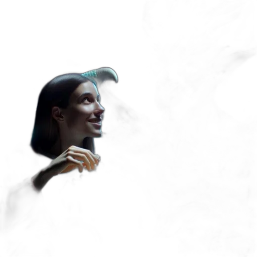 face, mask, crown, creature transparent PNG cut-out