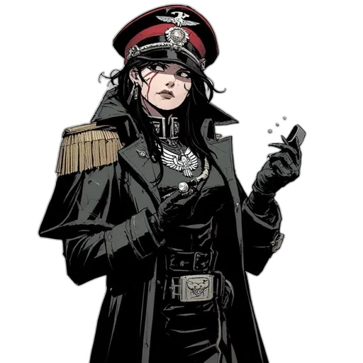 staff, hat, jacket, weapon transparent PNG cut-out