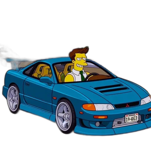 car, robot, cartoon, concept art transparent PNG cut-out
