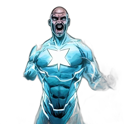 comic book art, concept art, photorealistic, 3d render transparent PNG cut-out