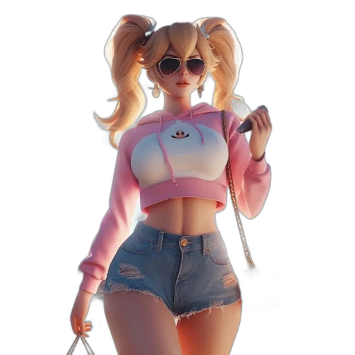 jacket, 3d render, concept art, vaporwave transparent PNG cut-out