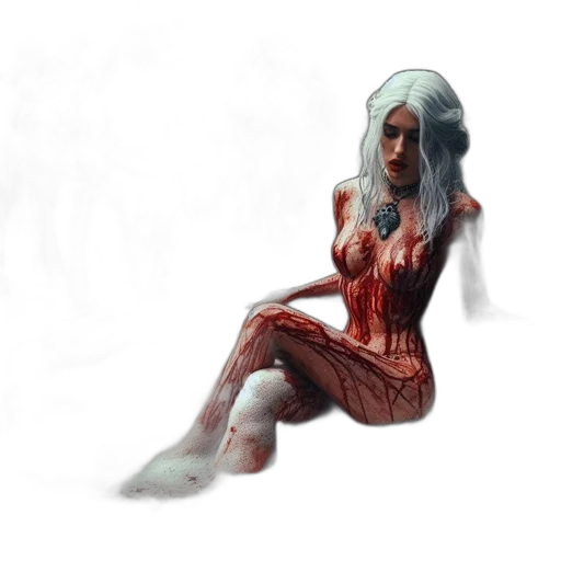 creature, dress, face, concept art transparent PNG cut-out