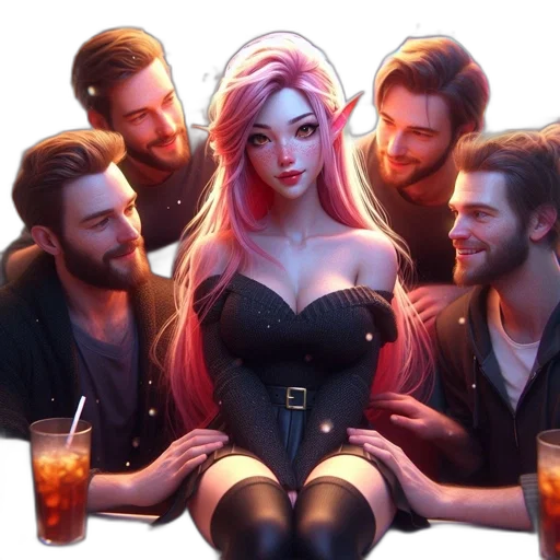 dress, hair, jacket, face transparent PNG cut-out