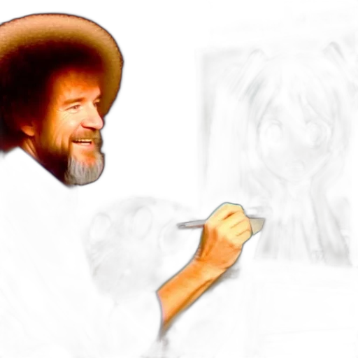 hat, hair, staff, face transparent PNG cut-out