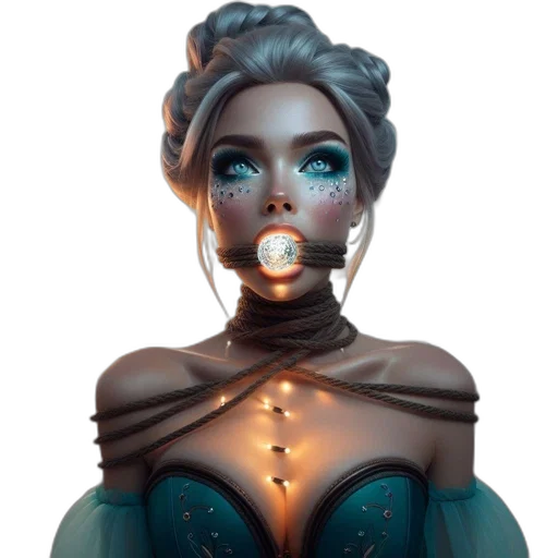 jewelry, dress, mask, face transparent PNG cut-out