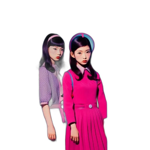 dress, 3d render, vaporwave, concept art transparent PNG cut-out