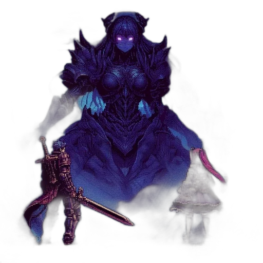 creature, concept art, fantasy art, pixel art transparent PNG cut-out