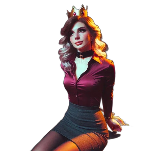 crown, dress, concept art, fantasy art transparent PNG cut-out