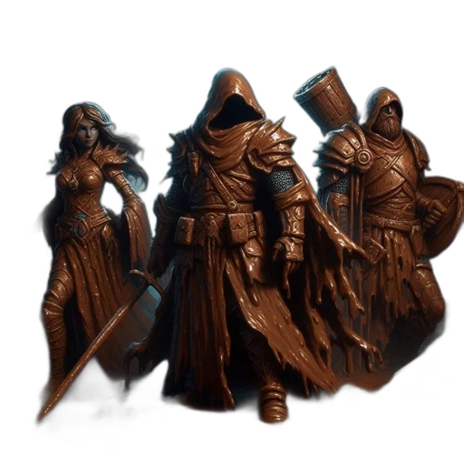 mask, staff, concept art, fantasy art transparent PNG cut-out