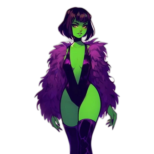 creature, dress, concept art, fantasy art transparent PNG cut-out