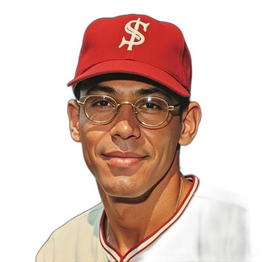 photorealistic, vintage, baseball, card transparent PNG cut-out