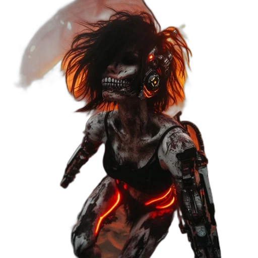 robot, creature, mask, face transparent PNG cut-out