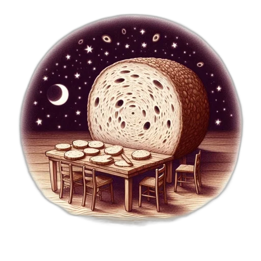 furniture, food, concept art, 3d render transparent PNG cut-out