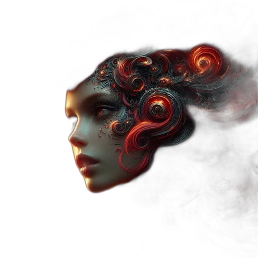 mask, face, dragon, fantasy art transparent PNG cut-out