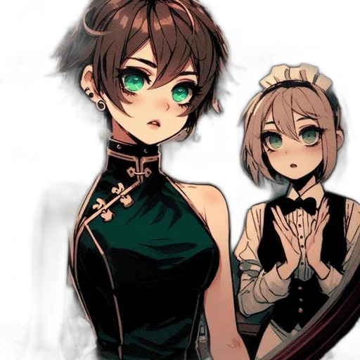 staff, dress, mask, crown transparent PNG cut-out