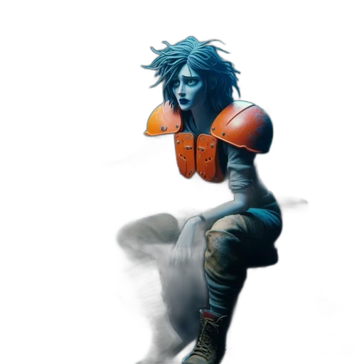 robot, mask, staff, concept art transparent PNG cut-out