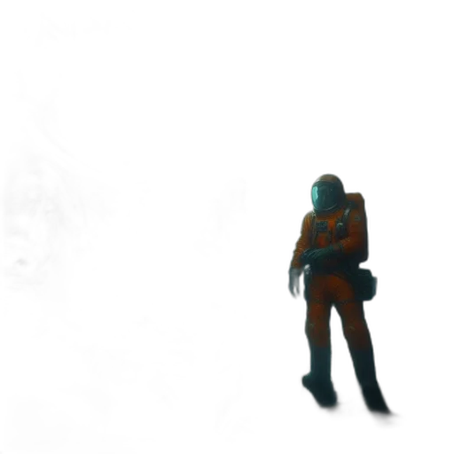 robot, creature, staff, mask transparent PNG cut-out