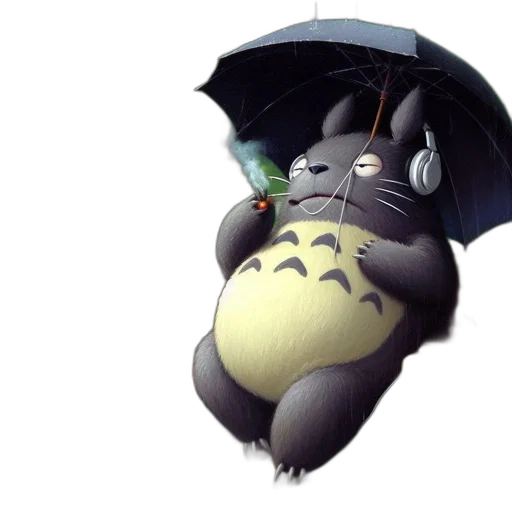 umbrella, creature, animal, hat transparent PNG cut-out
