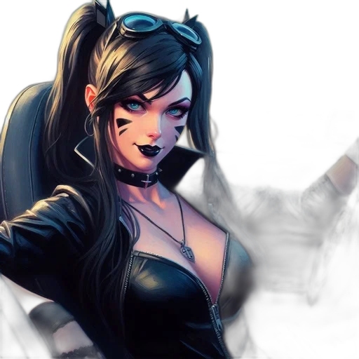 concept art, cyberpunk, fantasy art, comic book art transparent PNG cut-out