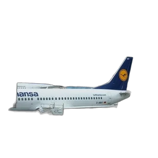 staff, 3d render, lufthansa, airplane transparent PNG cut-out