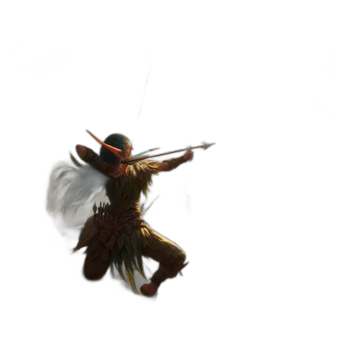 weapon, sword, dragon, staff transparent PNG cut-out