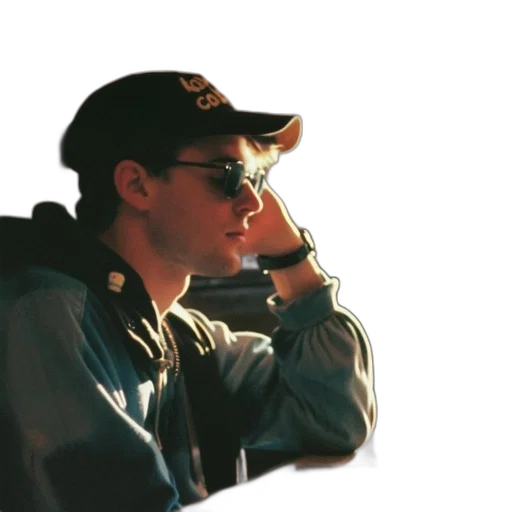 jacket, hat, staff, photorealistic transparent PNG cut-out