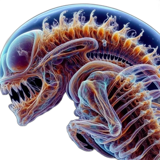 creature, animal, dragon, hair transparent PNG cut-out