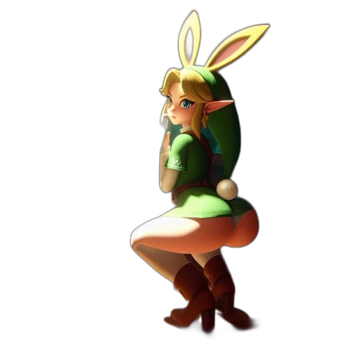 dress, animal, staff, hat transparent PNG cut-out