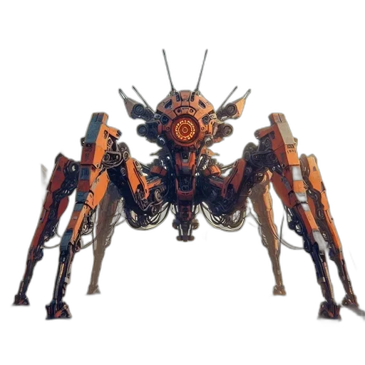 robot, animal, creature, weapon transparent PNG cut-out